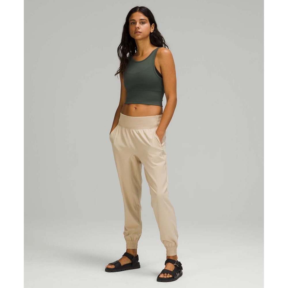 Lululemon Sun Setter Jogger Full Length Trench Commuter Travel Yoga Womens 6